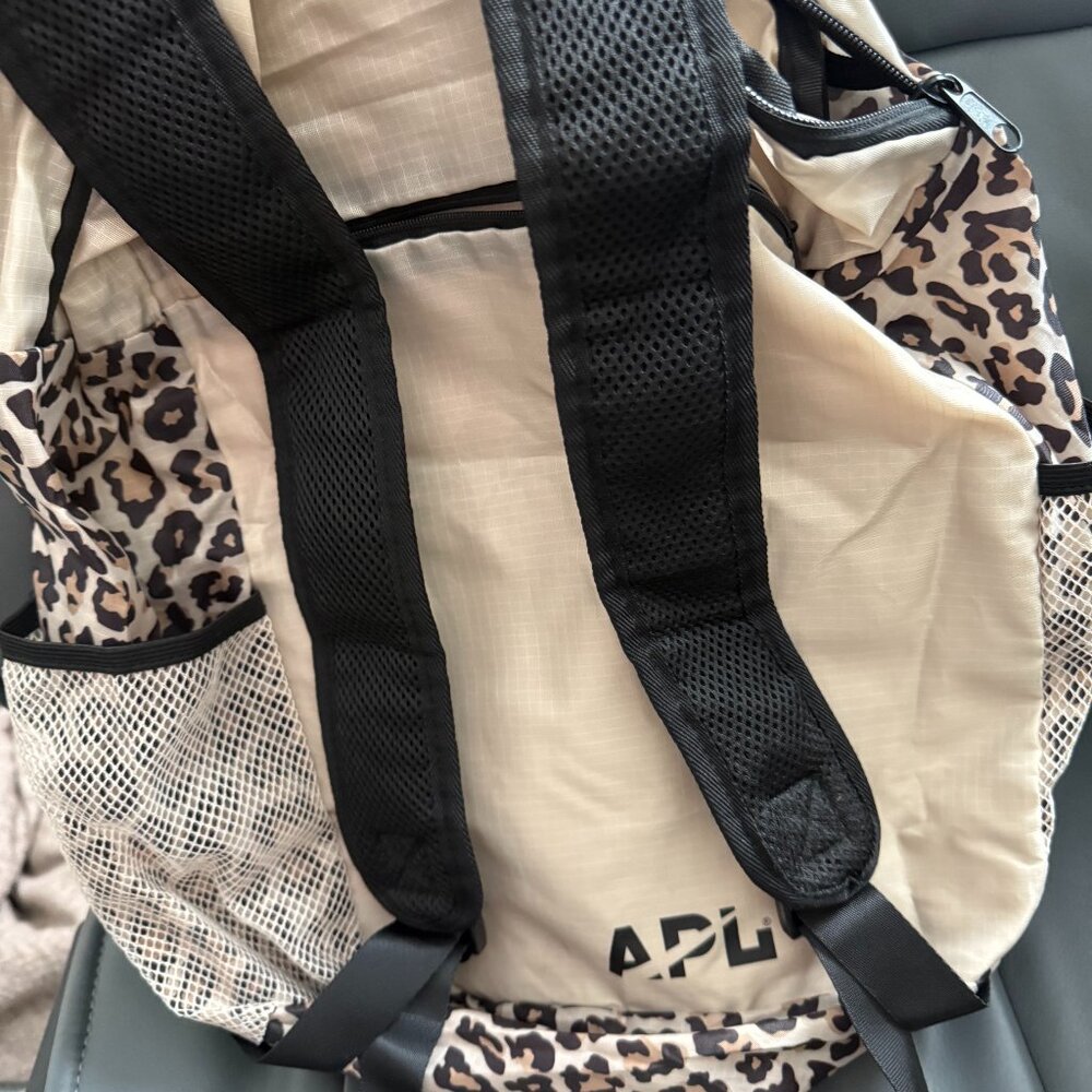 ✨ APL Leopard Print Backpack | Athletic Travel Gym Bag | Lightweight Nylon ✨